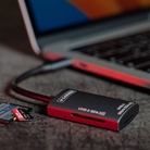 Lecteur CARUBA pour carte mémoire Micro SD et SD UHS-II