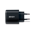 Alimentation/Chargeur secteur compacte GaN LINDY USB-C 65W