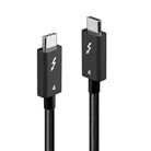 Cordon Thunderbolt 4 USB type C mâle/mâle - Long.: 2m - Noir LINDY 