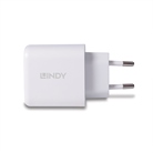 Alimentation/Chargeur secteur compacte GaN LINDY USB-C & A 65W 