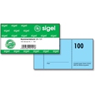 Bloc ou carnet de 100 tickets ou billets numérotés 1-100 SIGEL GN101