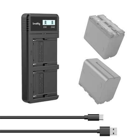 Chargeur double SmallRig 4086 pour batterie Sony NP-F970