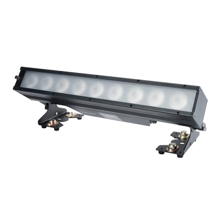 Pack de 6 x barres IP65 sur batterie 9 x 20W RGBWA+UV Flash + flight