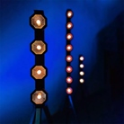 Barre led à effet décoratif 4 sources 30W RGBW Octo Sunbar Flash Pro