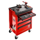Servante ROLL 6 tiroirs rouge FACOM - largeur 560mm