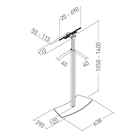 Colonne à poser pour barre son visio ERARD PRO Fargo