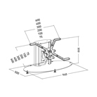Retour de scène pliant ERARD PRO Plasmatech 40 pour 1 écran LCD