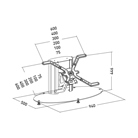 Retour de scène pliant ERARD PRO Plasmatech 40 pour 1 écran LCD