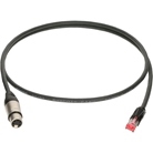 Cordon adaptateur KLOTZ DMX-CAT  XLR 5p femelle - RJ45 mâle - 30cm