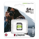 Carte mémoire KINGSTON SD Canvas Select Plus - 64Go 