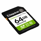 Carte mémoire KINGSTON SD Canvas Select Plus - 64Go 