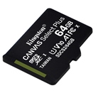 Carte mémoire KINGSTON Micro SD Canvas Select Plus - 64Go 