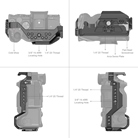 Cage SmallRig 2918 pour hybride avec grip SONY Sony Alpha 7R V