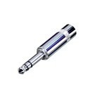 Fiche JACK 6,35 stéréo pour câble 6mm REAN NYS228