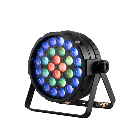 PAR led 28 x 10W RGBW avec zoom 12° à 60° Flash - 3 sections de leds