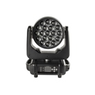 Pack de 4 wash led Flash 19 x 15W RGBW zoom 10° à 60° + flight-case