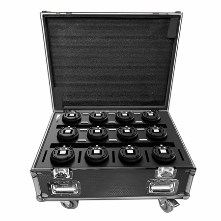 Pack de 12 projecteurs sur batterie 3 x 20W ALCOR Starway en flight