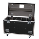 Flight case ROXX pour 5 CLUSTER B4 à plat + accessoires