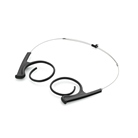 Arceau de rechange 2 oreilles silicones noir DPA 4166/4188/4266/4288