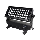 Pack de 4 wallwasher led IP65 44 x 15W RGBWAUV + flight case Flash