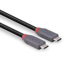 Cordon USB 4 type C mâle/mâle - Long. : 2m - Noir LINDY 