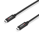 Cordon USB 3.1 Gen 2 type C Actif mâle/mâle LINDY - 3m - Noir 
