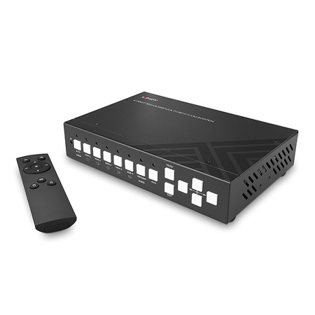 Sélecteur/Switch KVM LINDY Seamless Multiview, 5 HDMI et 1 USB-C