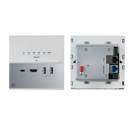 Platine murale blanche USB-C HDBaseT 3.0 KRAMER EXT3-C-WP-XR-T