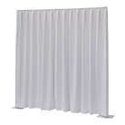 Rideau léger WENTEX P&D Polyester 175g/m² blanc - Dim.(LxH): 3,3x5m 