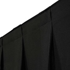 Rideau léger WENTEX P&D Polyester 175g/m² noir - Dim.(LxH): 3,3x5m 