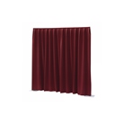 Rideau WENTEX P&D Polyester 260g/m² rouge - Dim.(LxH): 3,3x4m 