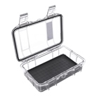 Valise PELI MicroCase M50 Transparente - Dim. int. : 18,5×10,9×6,1cm