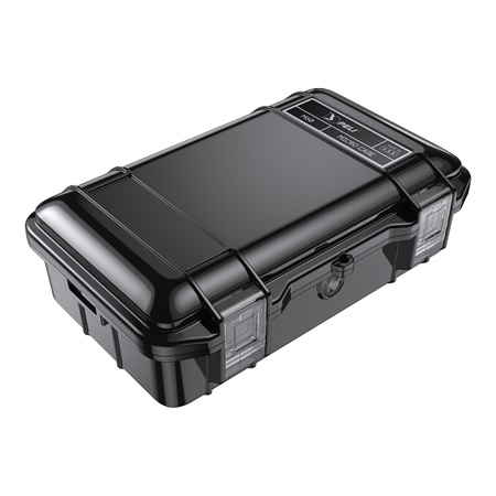 Valise PELI MicroCase M60 Noir - Dim. int. : 21,6×10,9×6,9cm