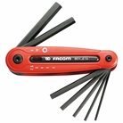 Jeu de 7 clés Allen ''6 pans'' mâles Facom - impérial (pouce)