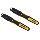 Lot de 2 marqueurs noirs pointe large biseautée Fatmax Stanley