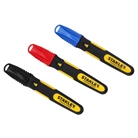 Lot de 3 marqueurs couleurs pointe large biseautée Fatmax Stanley