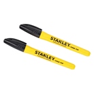 Lot de 2 marqueurs noirs pointe fine Stanley
