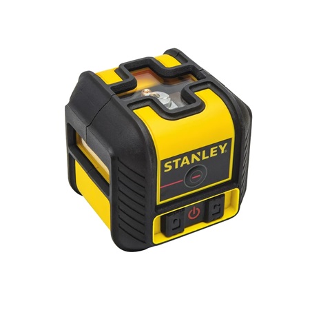 Niveau laser croix Cubix + équerrage Stanley - rouge