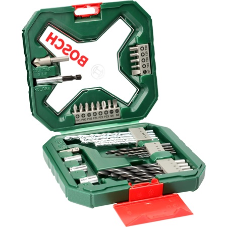 Coffret Bosch de 34 accessoires pour le vissage et le perçage