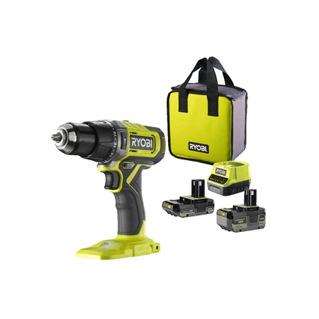 Perceuse visseuse à percussion Burshless Ryobi 18V + 2 batt.