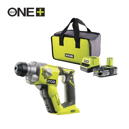 Marteau perforateur SDS+ 18V Ryobi + batt. 2.5Ah
