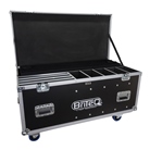 Flight case Briteq pour 4 mât d'éclairage BT-AKKUPOLE + accessoires