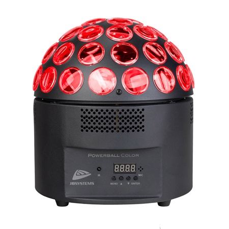 Puissant effet LED type boule à facette 200W JB Systems - RGB