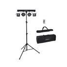 Jeu de lumière 2 derbys + 2 pars led sur pied JB Systems