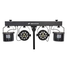 Jeu de lumière 2 derbys + 2 pars led sur pied JB Systems