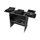 Table DJ pliante noire en flight case UDG U 91049