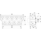 Projecteur led 9 x 60W CW/WW avec effet svoboda Nonabeam Briteq