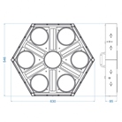 Projecteur led puissant, décoratif et polyvalent SKYRAN Briteq