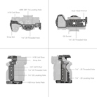 Cage SmallRig 4481 pour hybride SONY Sony Alpha 7R V,7 IV et 7R IV 