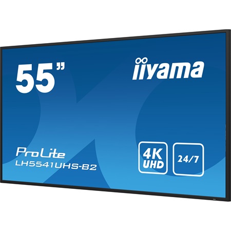 Ecran affichage dynamiqye Led 4K 54.6'' IIYAMA ProLite LH5541UHS-B2